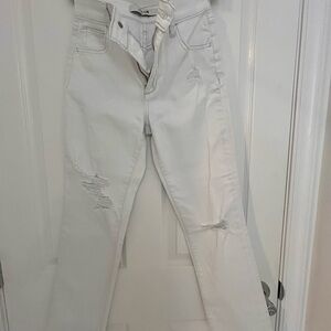 Joe's Jeans Women's Skinny Distressed White Jeans